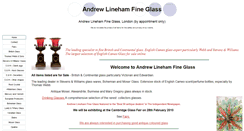 Desktop Screenshot of antiquecolouredglass.info