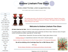 Tablet Screenshot of antiquecolouredglass.info